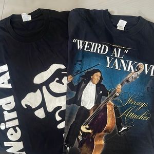 Weird Al t-shirt bundle. Size medium.